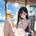 ビキニでビール 6枚目