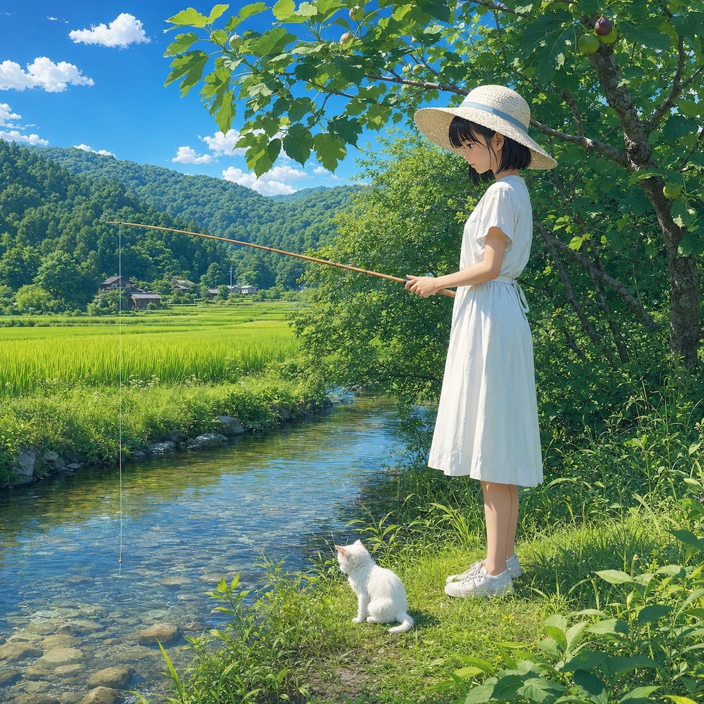 何もない田舎の風景