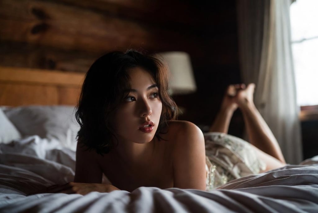 スキー場の美女（一部）