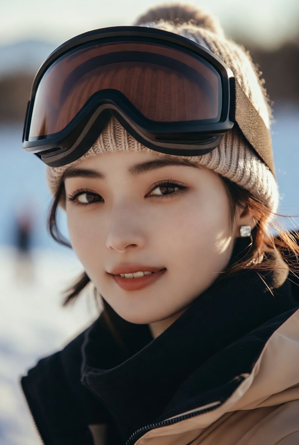 スキー場の美女（一部）