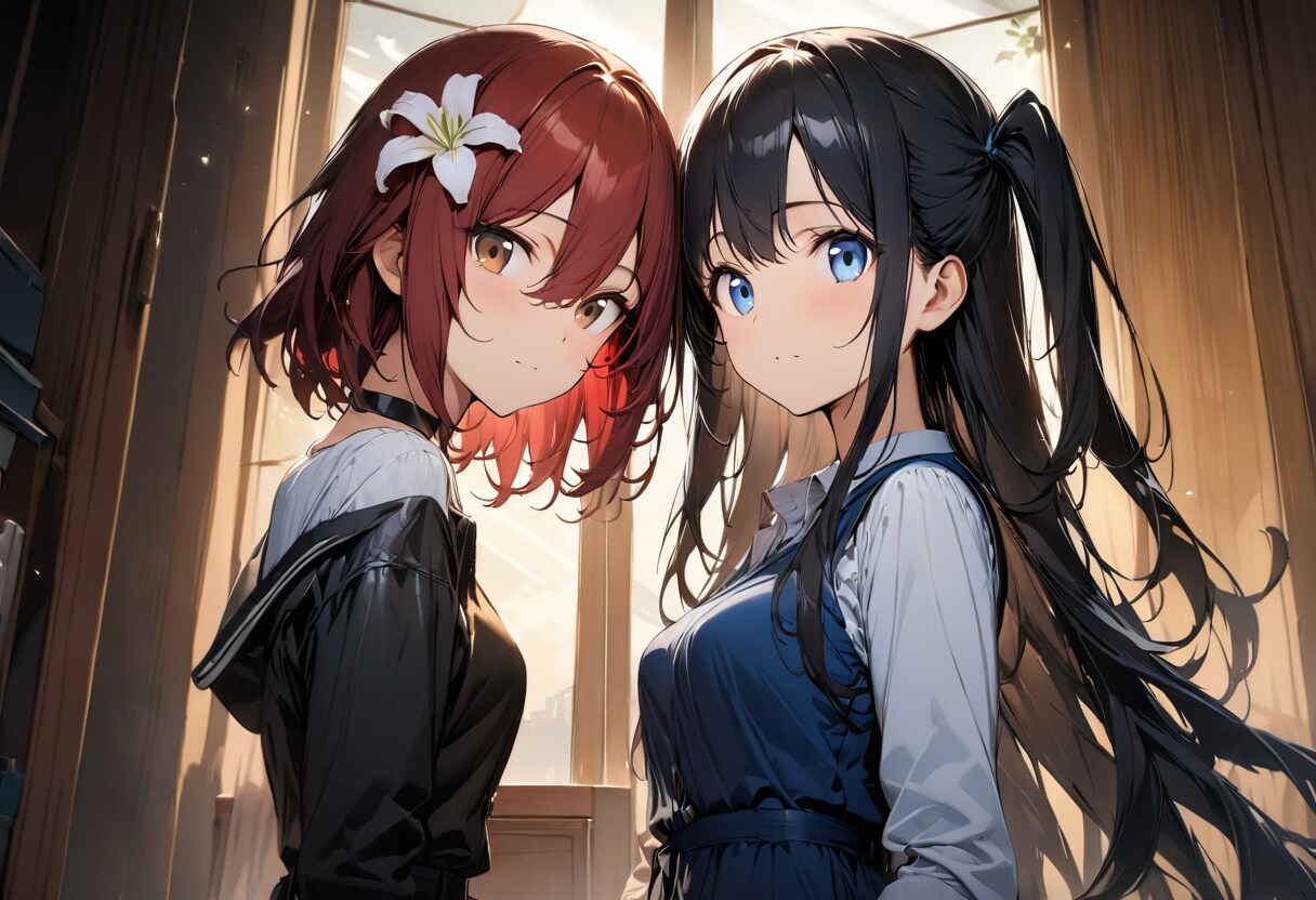 Red & Blue | の人気AIイラスト・グラビア