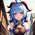 甘雨お誕生日おめ。 2枚目