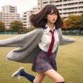 眼鏡女子 楓の飛ぶ練習 5枚目