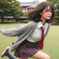眼鏡女子 楓の飛ぶ練習 6枚目