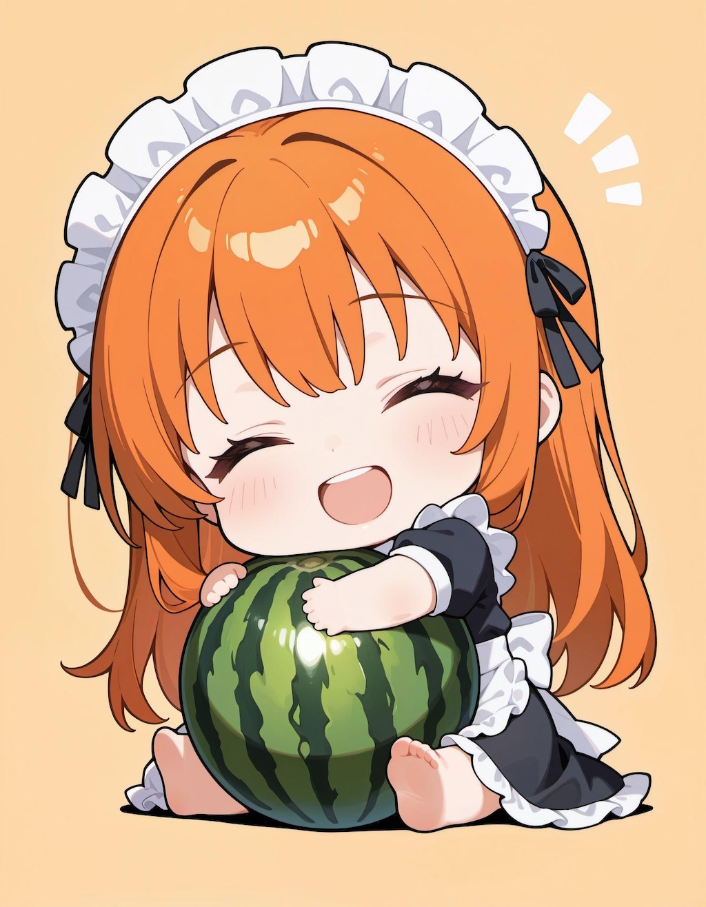 スイカもらったー