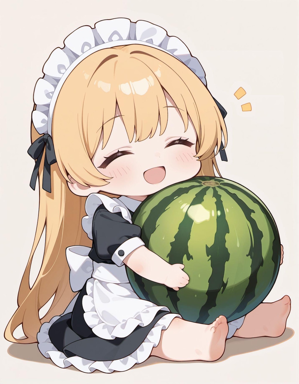 スイカもらったー