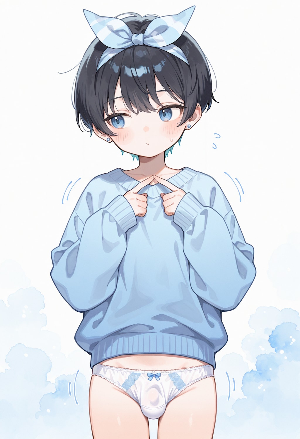 ショートヘアーの男の娘5