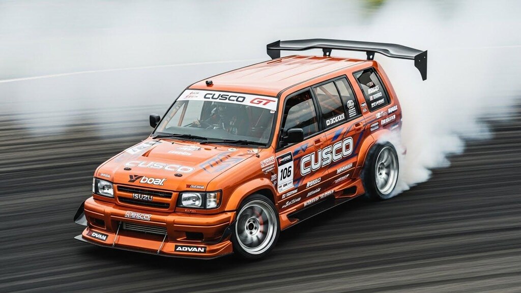 クスコいすゞビッグホーンのドリ車