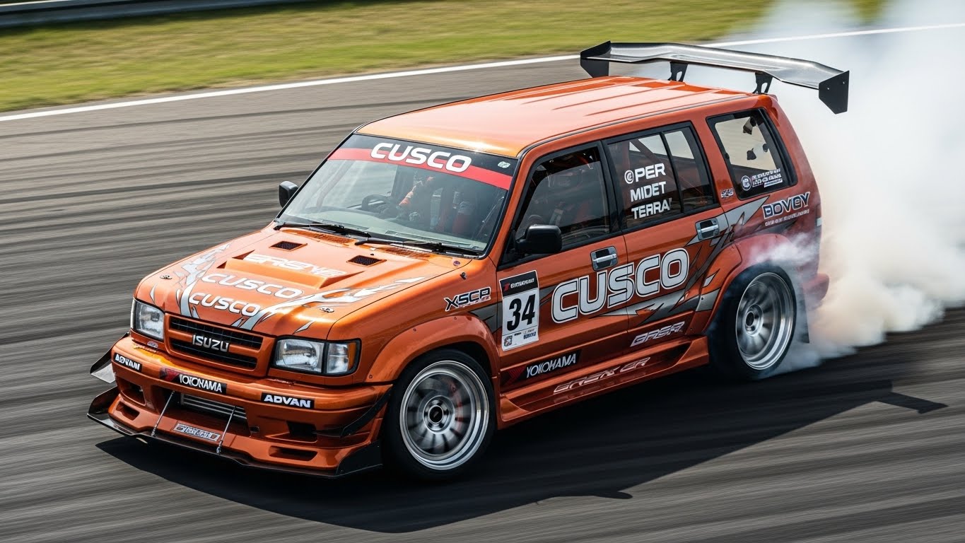 クスコいすゞビッグホーンのドリ車 | の人気AIイラスト・グラビア