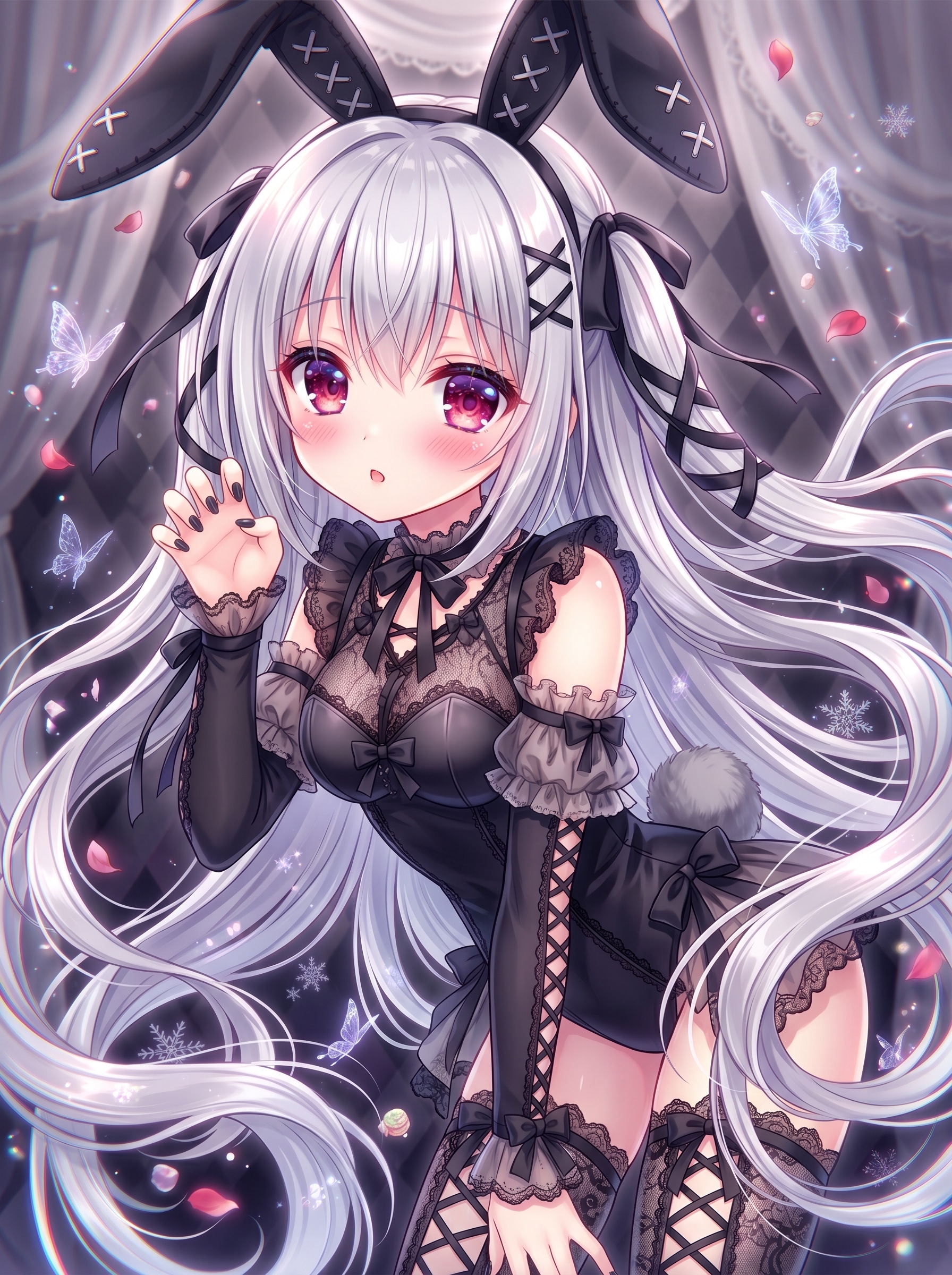 月影の黒兎姫 | の人気AIイラスト・グラビア