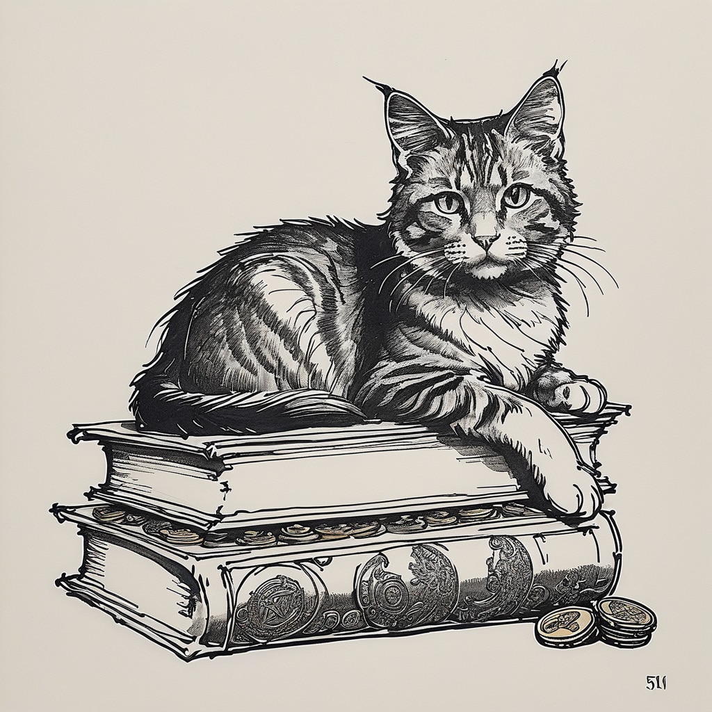 猫のいる魔導図書館