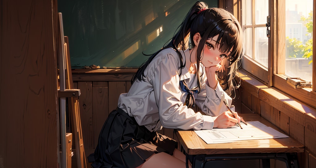 note用: 美術部ちゃん