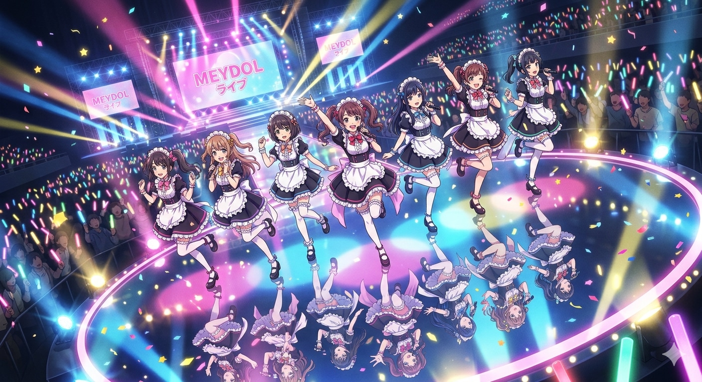 メイドコスのアイドルグループ「メイドル」 | の人気AIイラスト・グラビア