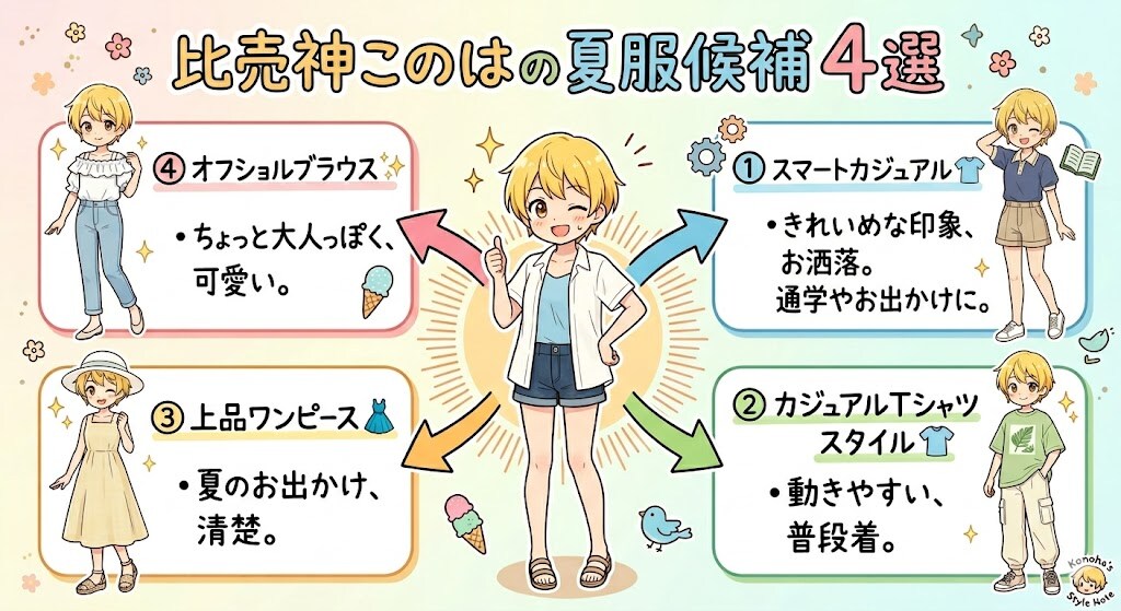 このはの夏服