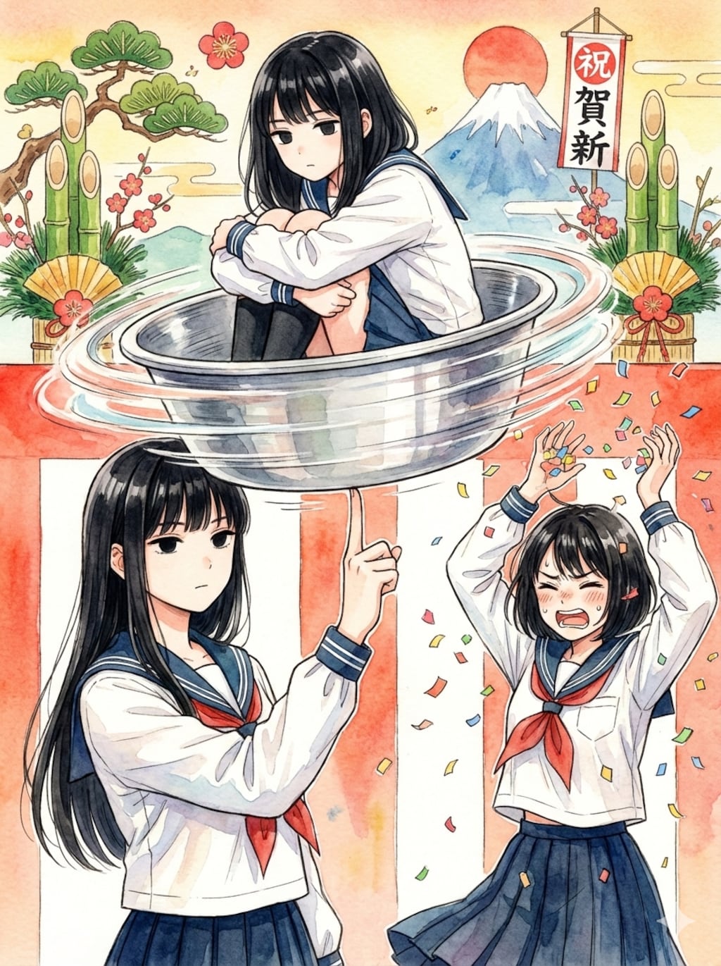 先生！お正月からこうなんです💦どうにかしてください