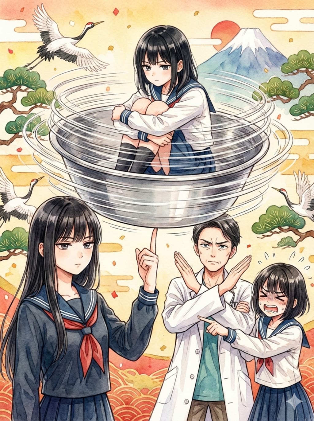 先生！お正月からこうなんです💦どうにかしてください