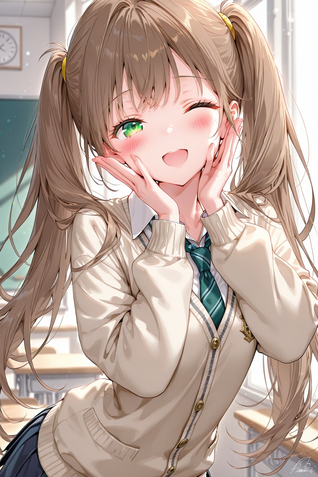 もしもトモちゃん(うちの娘)が私立聖寧女学院の生徒だったら | の人気AIイラスト・グラビア