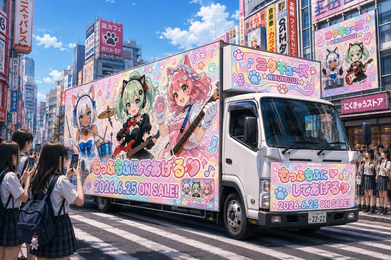 ニクキュ〜ズ🐾の新曲発表✨