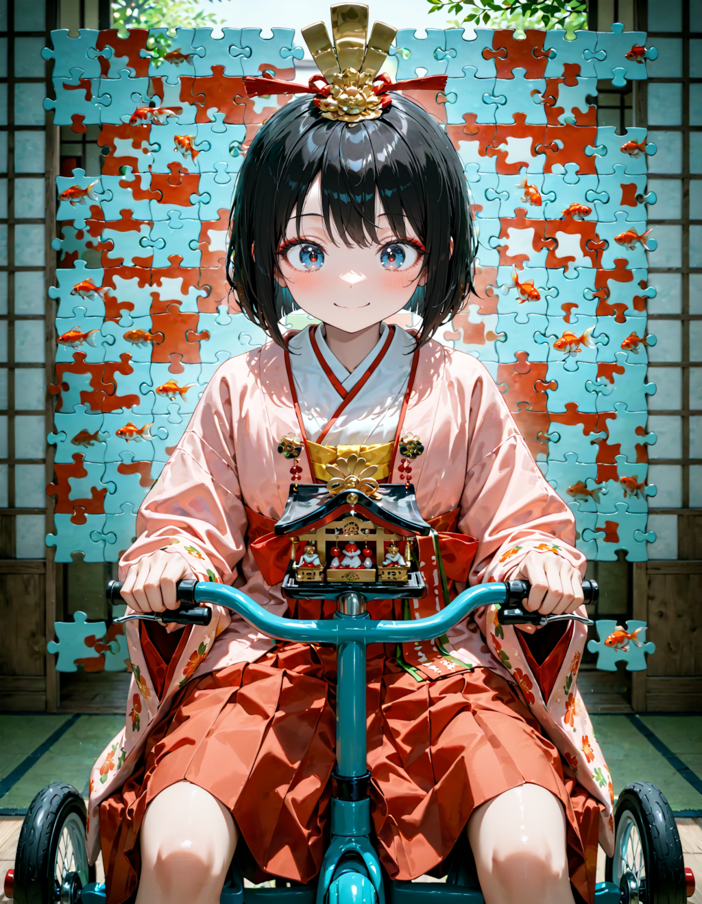 今日は雛祭り・上巳・桃の節句。金魚の日。ジグソーパズルの日。三輪車の日