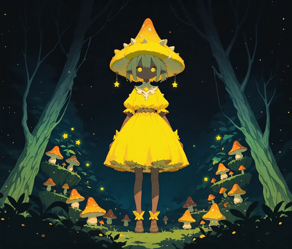 きのこの山の🍄キノコちゃん