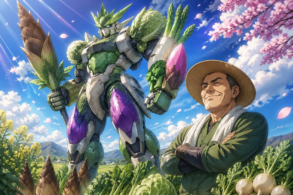 ベジタブル合体ロボ・グリーンブレイザー