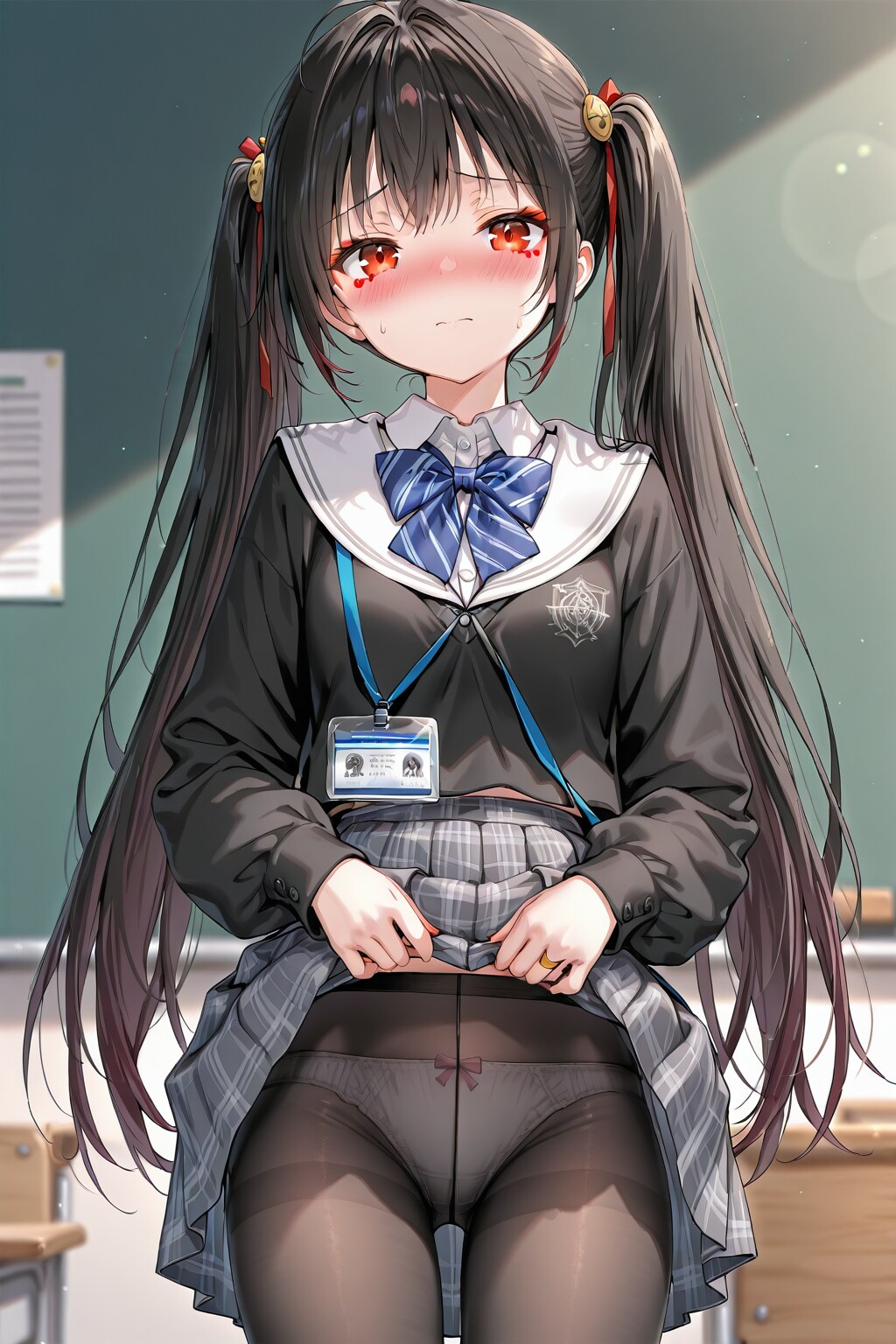 血涙メイクで