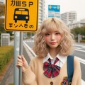 バス停ガール 9枚目