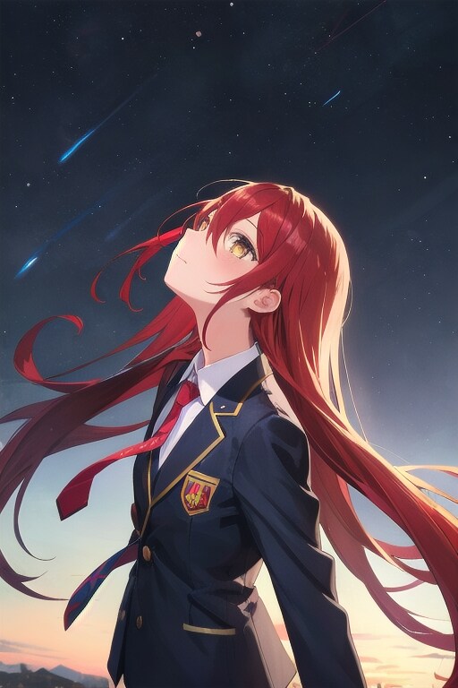 空を見上げる女の子 | の人気AIイラスト・グラビア