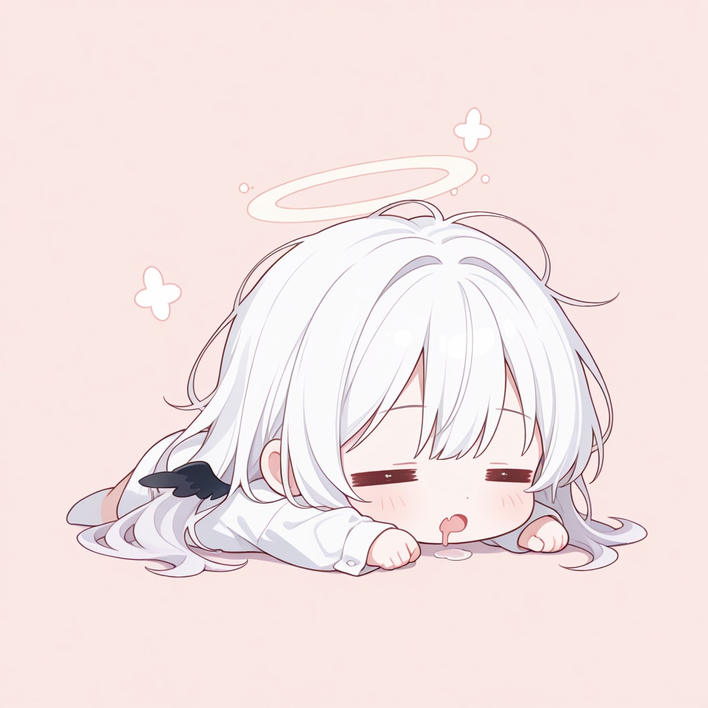 やるきゼロ=q=駄天使ちゃんスタンプ（もどき）