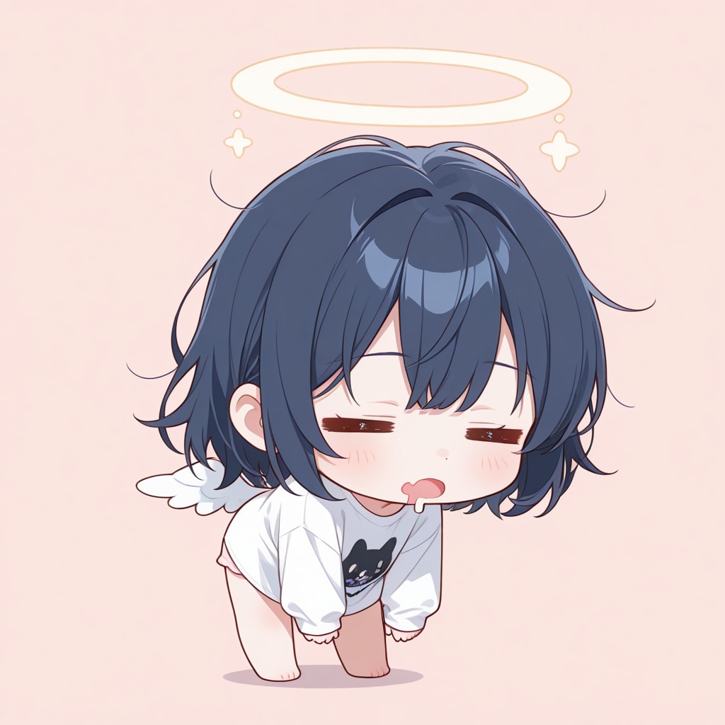 やるきゼロ=q=駄天使ちゃんスタンプ（もどき）