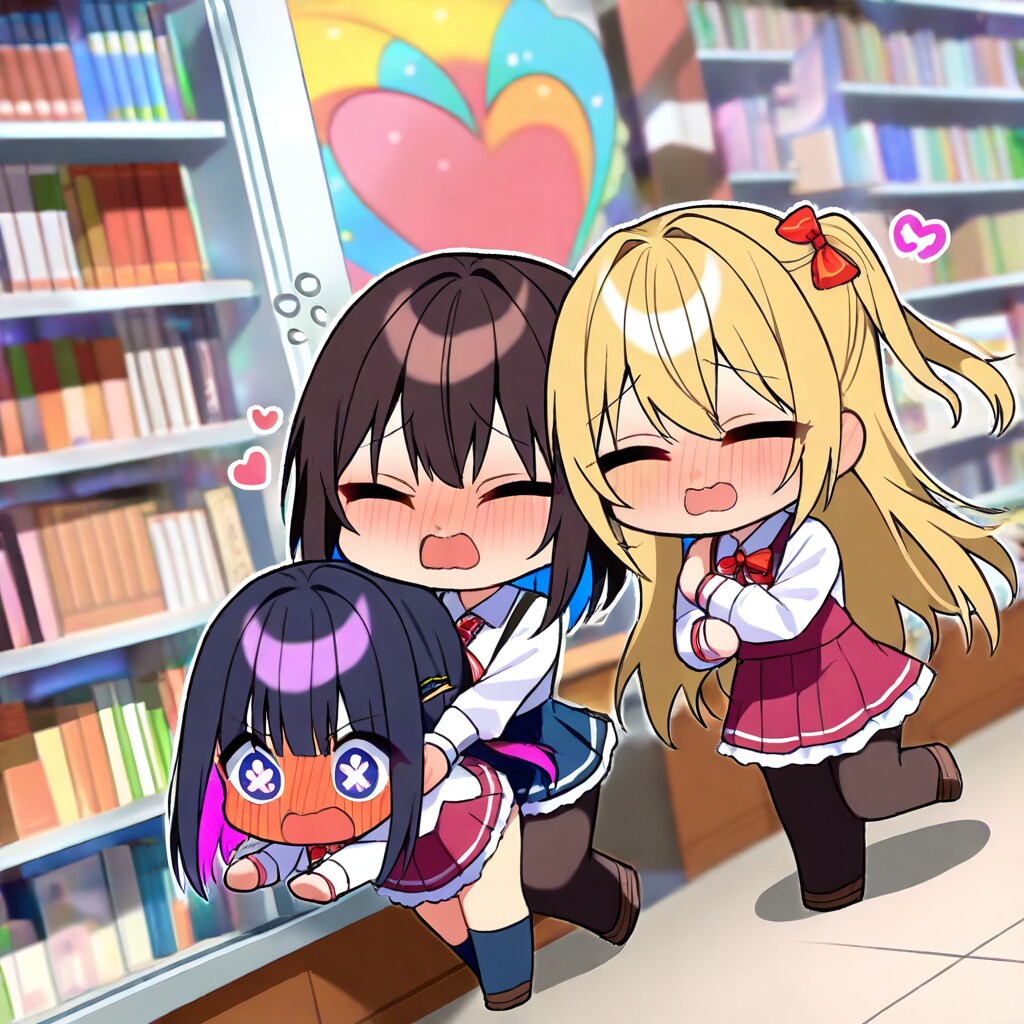 赤面の仲良しちゃん