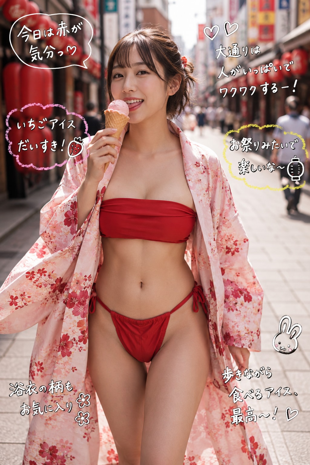 お気に入りの褌で。