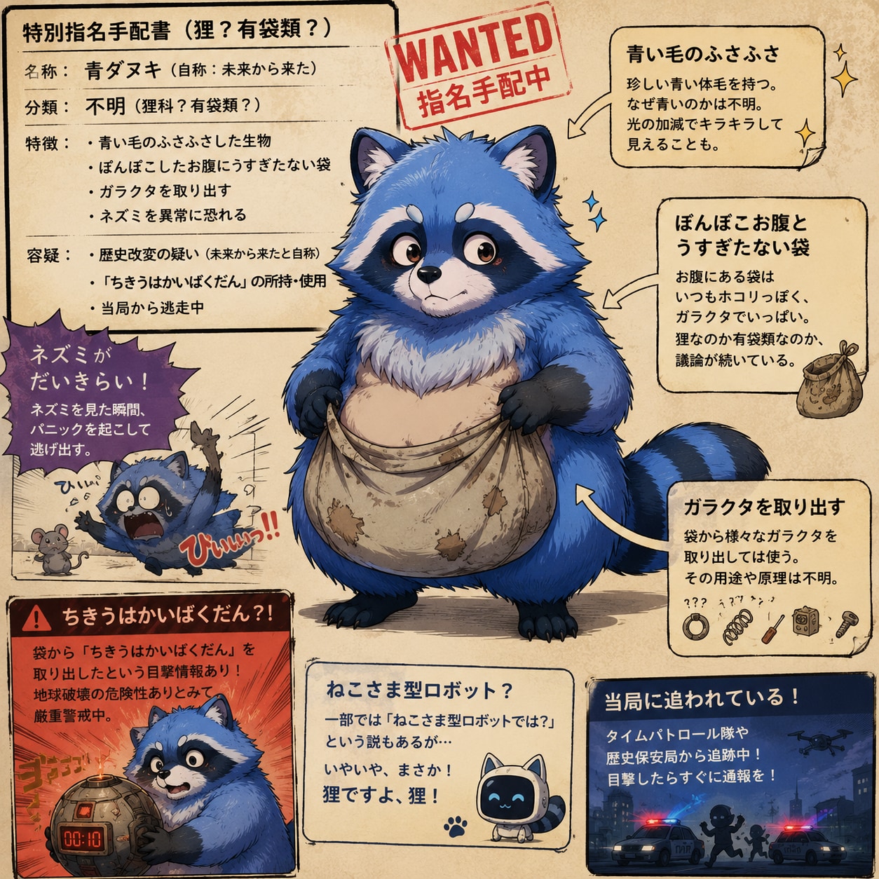 青ダヌキ