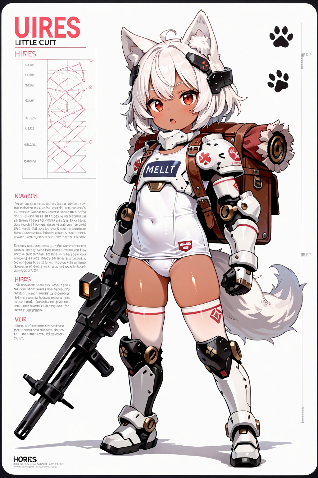 狼耳民族・ヴァイスアイン装備