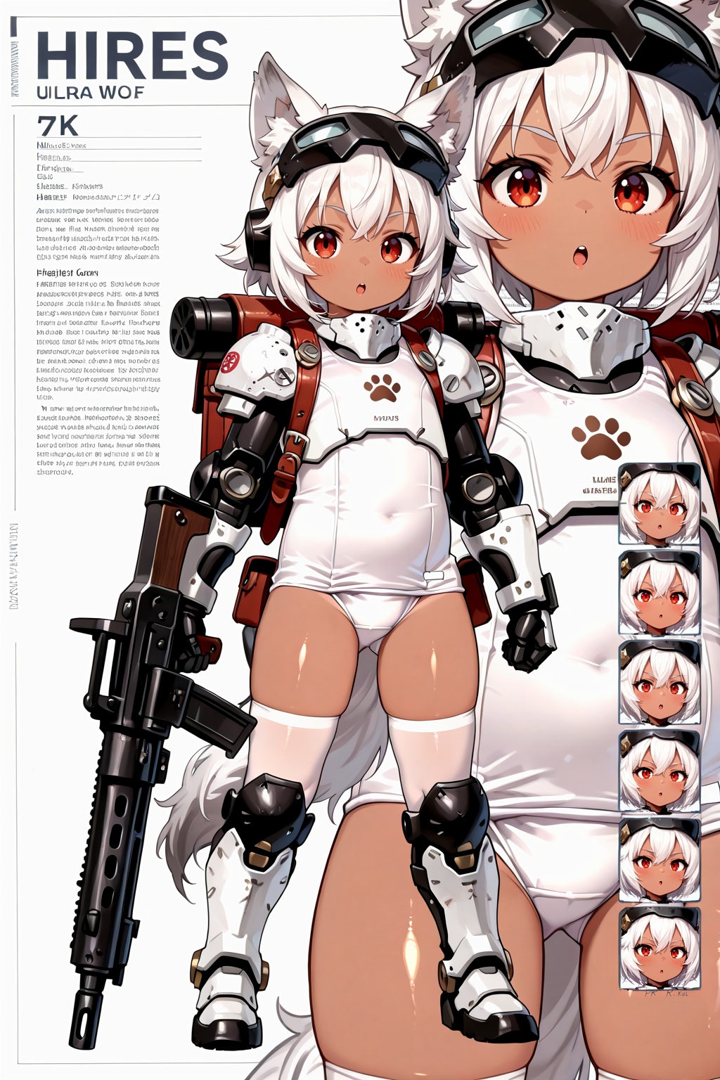 狼耳民族・ヴァイスアイン装備