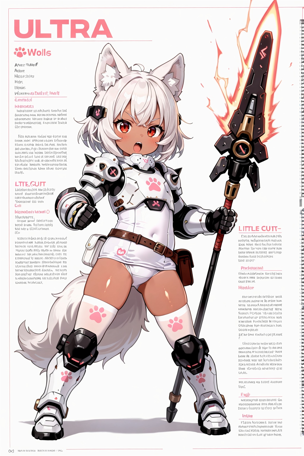 狼耳民族・ヴァイスアイン装備