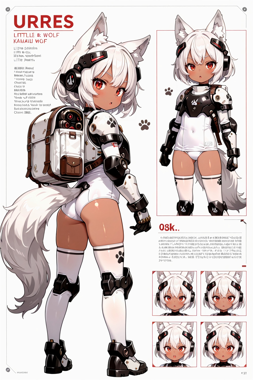 狼耳民族・ヴァイスアイン装備