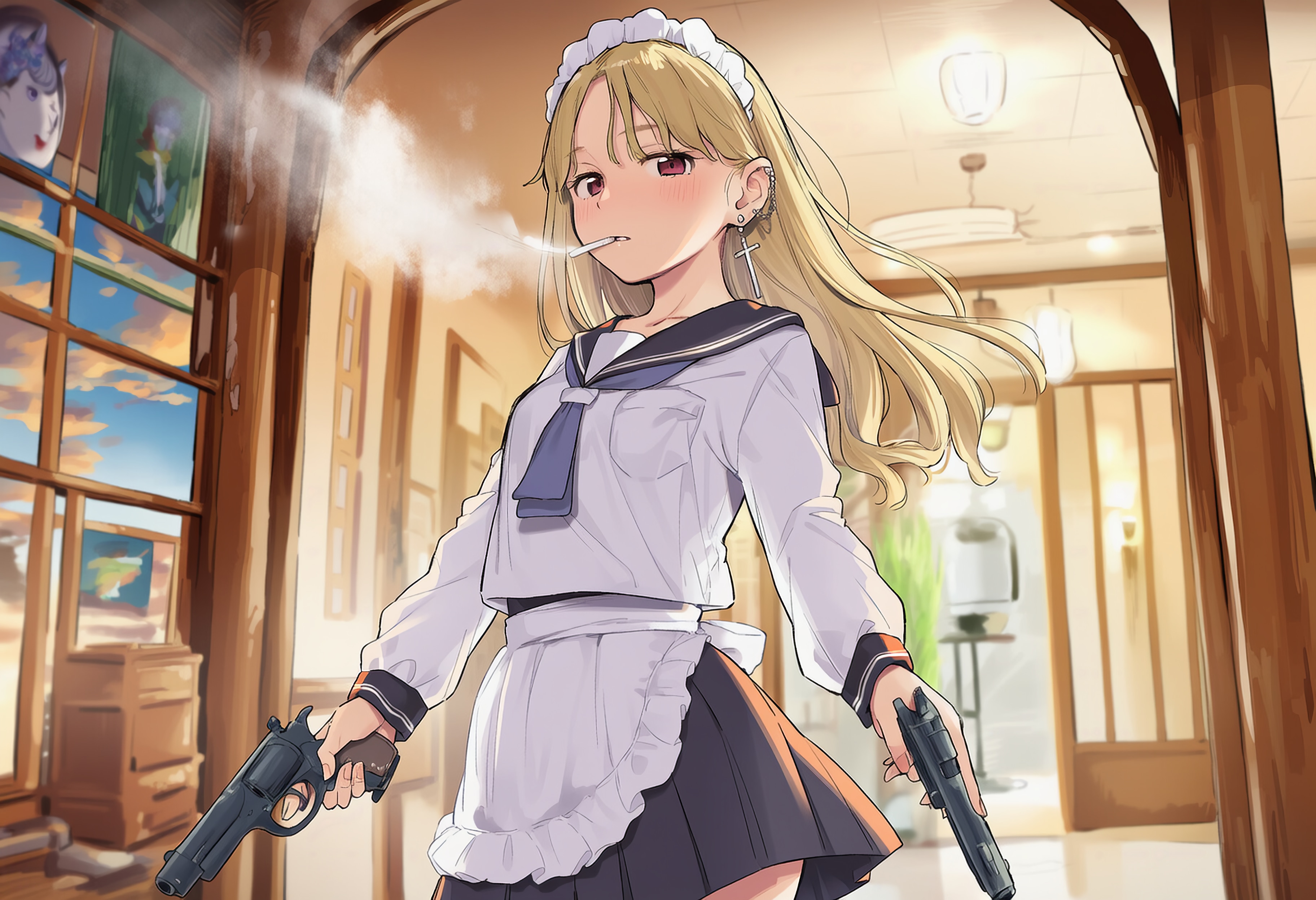 額でタバコを吸うコツ、教えてやろうか？