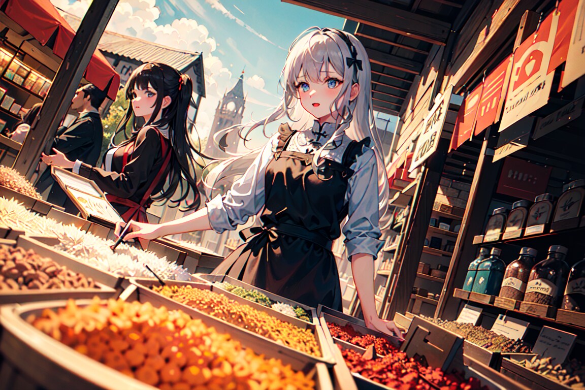 レスランド名物、ビーンズワローの香辛料市場！
