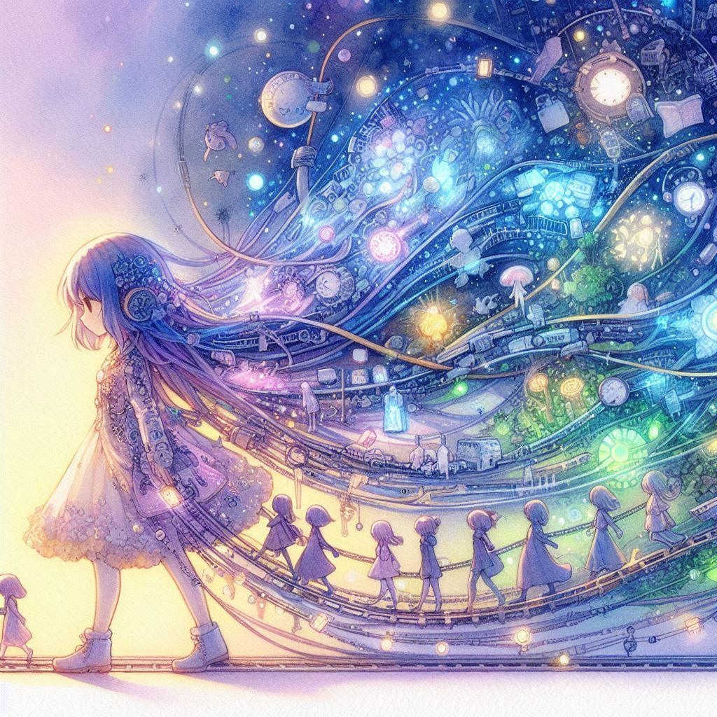 幻想的なコスプレパレード