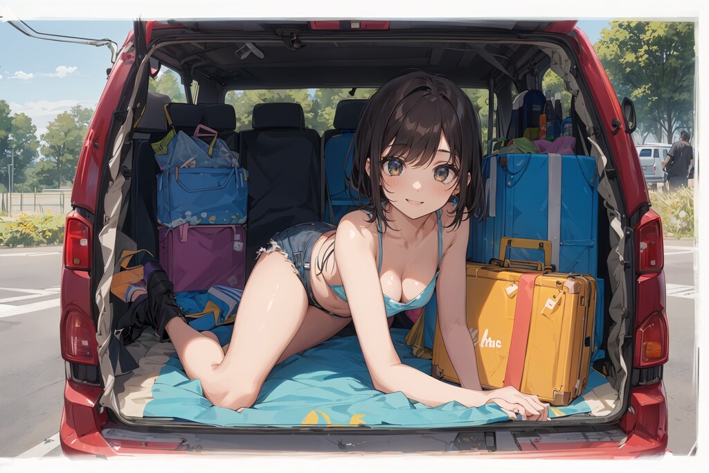 道の駅で車中泊♪