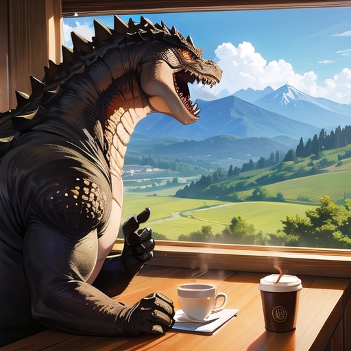 静かな怪獣の時間