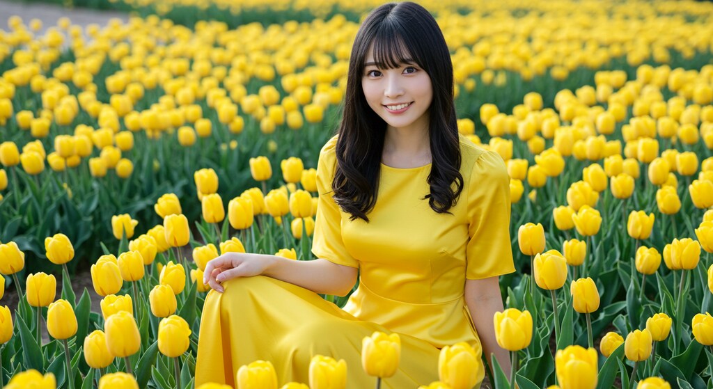 チューリップ畑