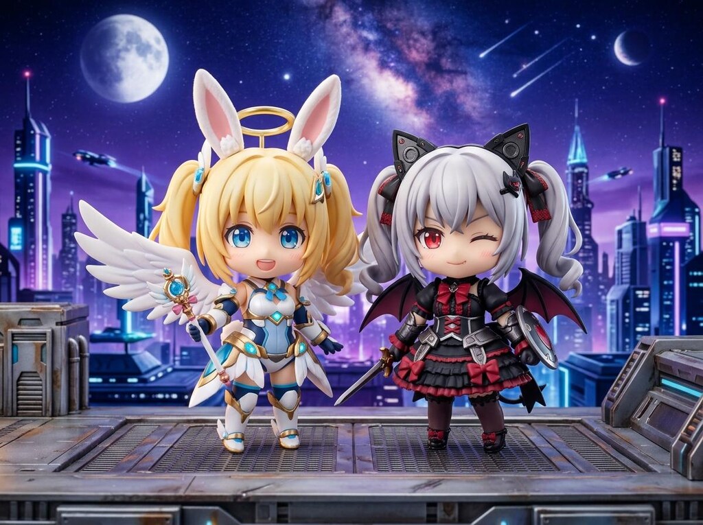 金ツイぴょん。銀ツイにゃん