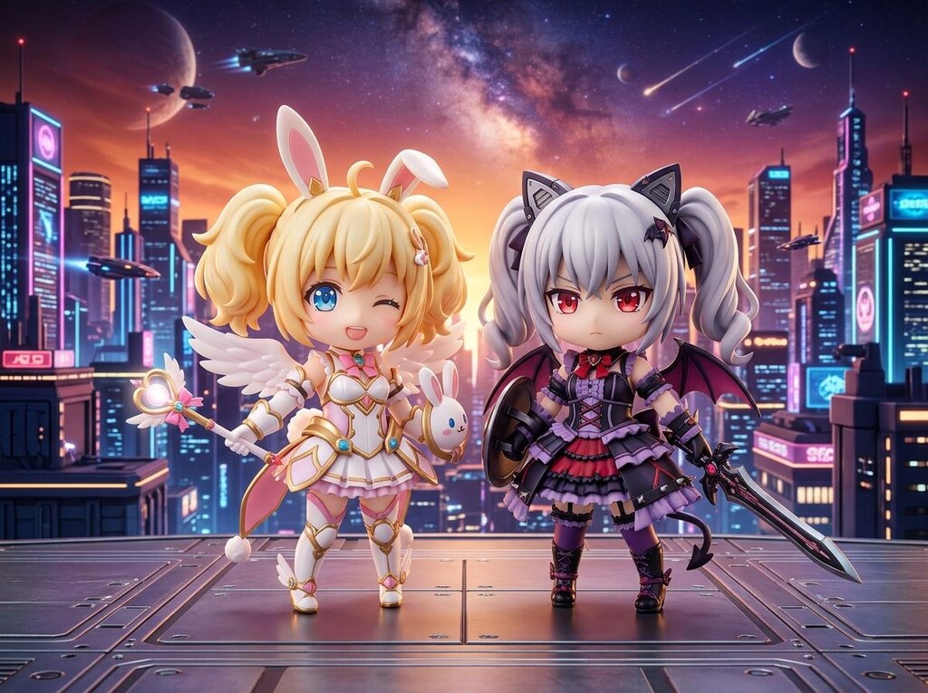 金ツイぴょん。銀ツイにゃん