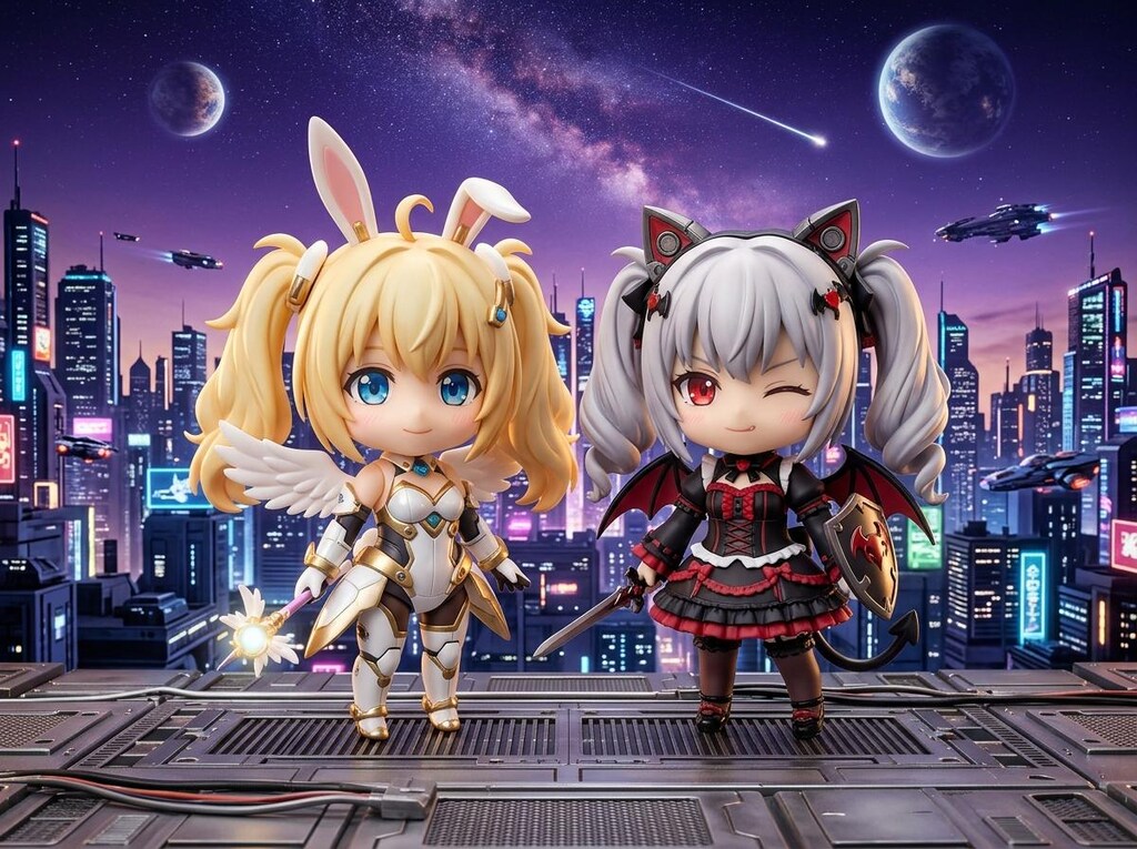 金ツイぴょん。銀ツイにゃん