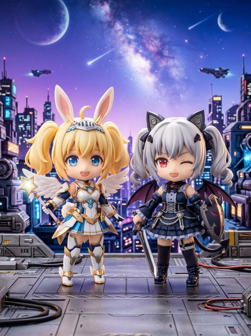 金ツイぴょん。銀ツイにゃん