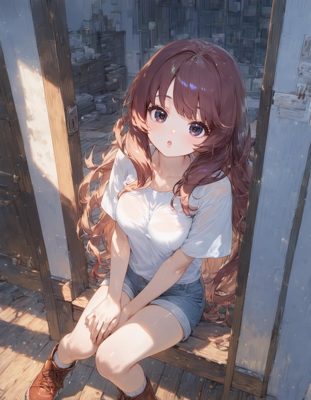 Waiting at the Open Door