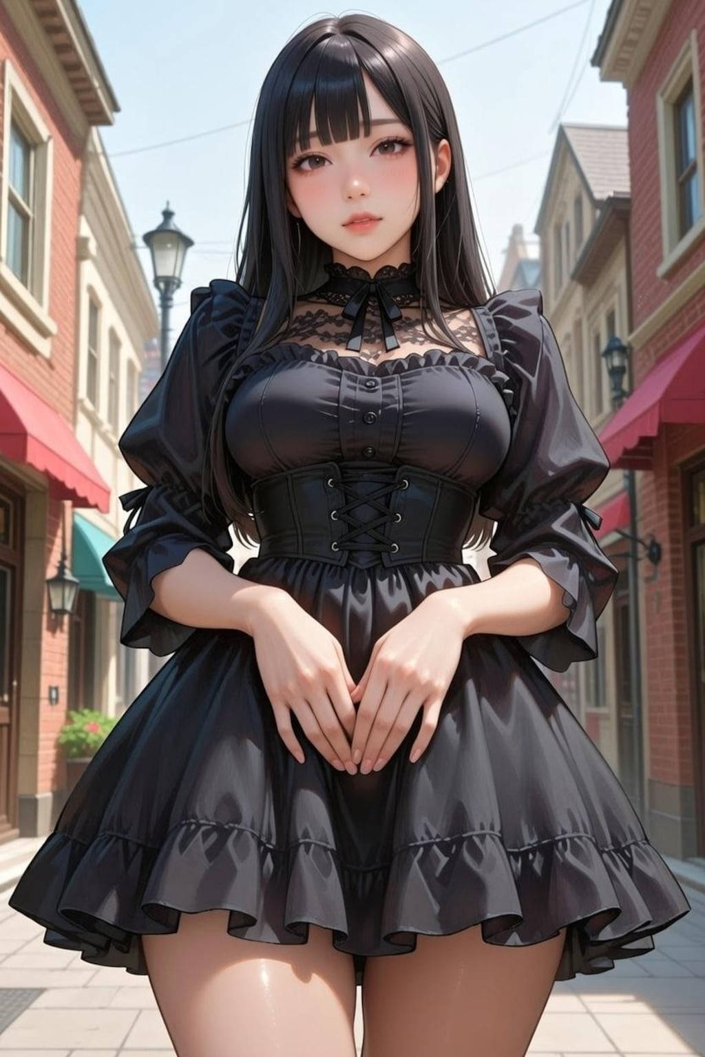 褐色ゴスちゃん（リアル風）