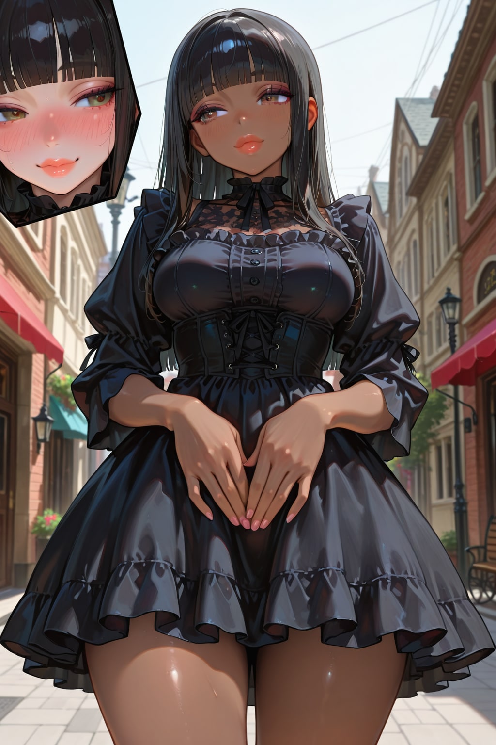 褐色ゴスちゃん（リアル風）